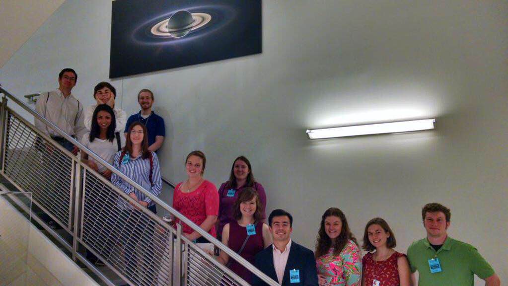 NASA group stairs