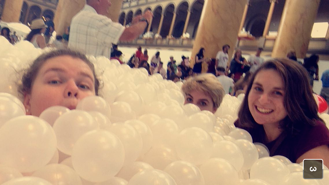 Nothing says &quot;I'm an adult&quot; quite like playing in a giant ball pit.