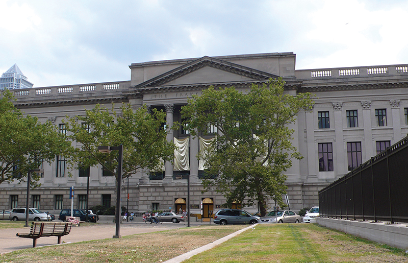 The Franklin Institute.  Photo courtesy of Paul Halpern.