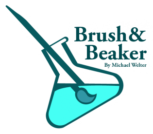 Brush and Beaker Logo draft designed by Michael Welter.