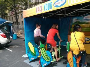 No day at the National BBQ festival would be complete without a legion of veggie riders! 