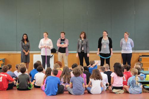 The ACP interns at Tuckahoe Elementary.